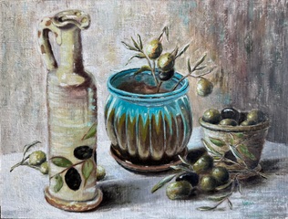 Still Life with Olives - Image 1
