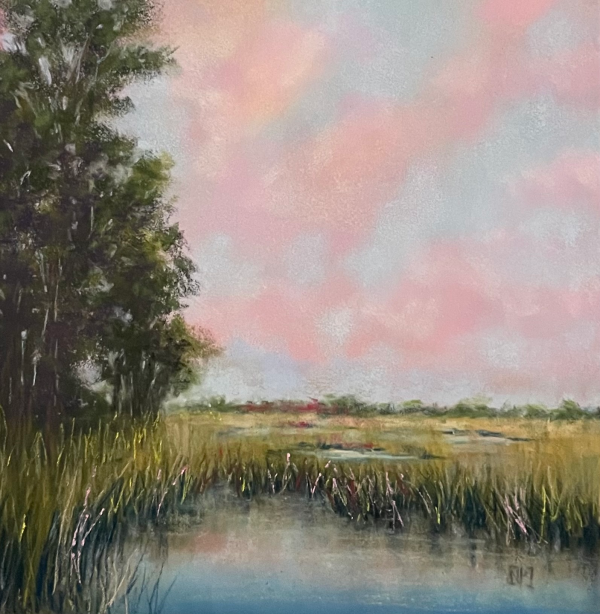 Blush Sky Over Still Waters